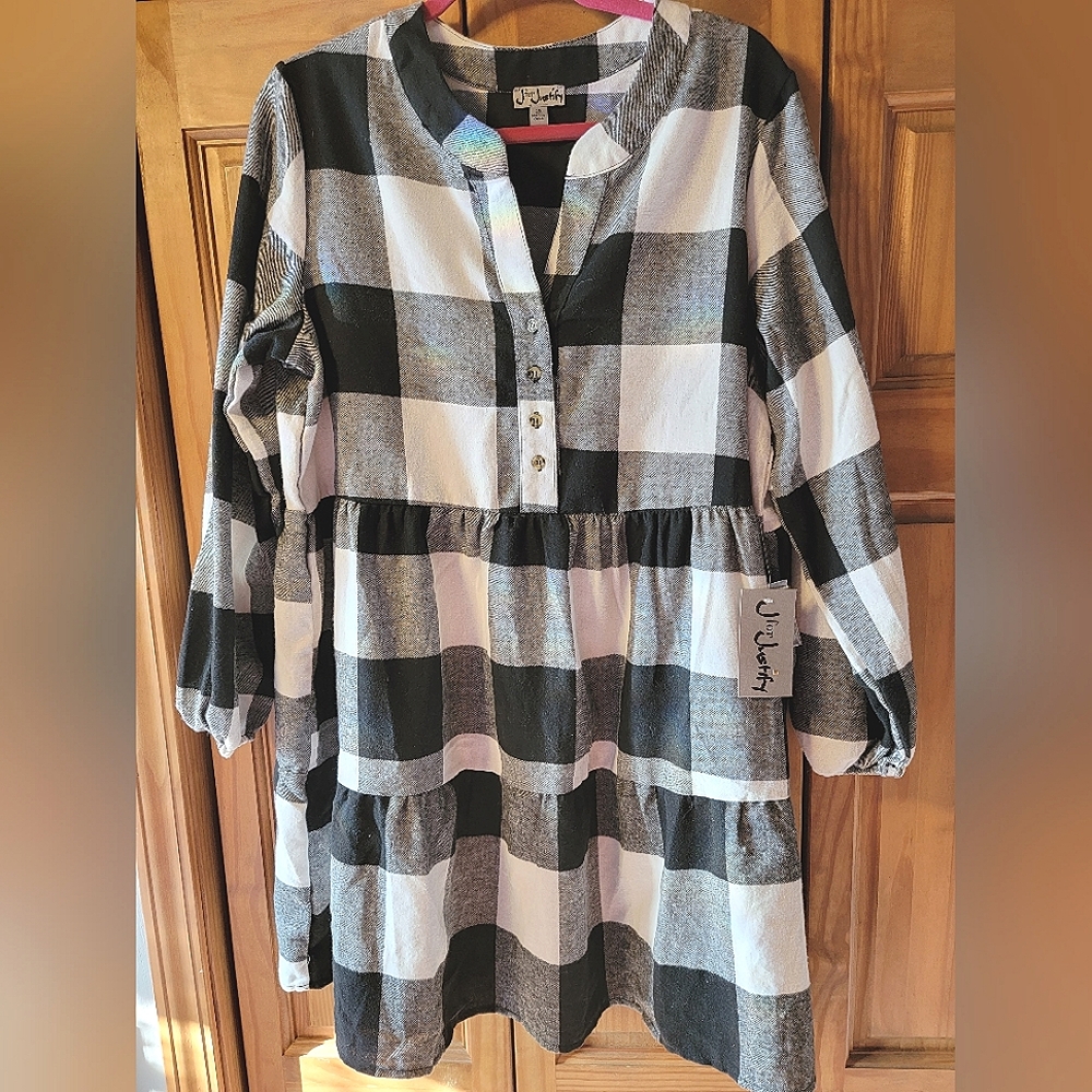 Plus Size Plaid Top Size 2x